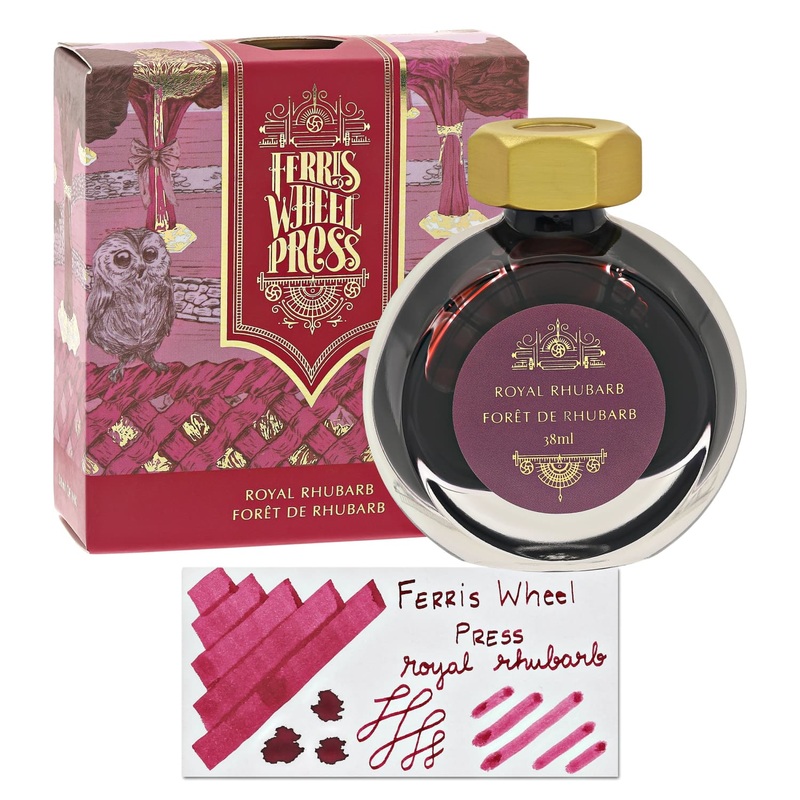 Ferris Wheel Press Royal Rhubarb Bottle Ink - 38 mL