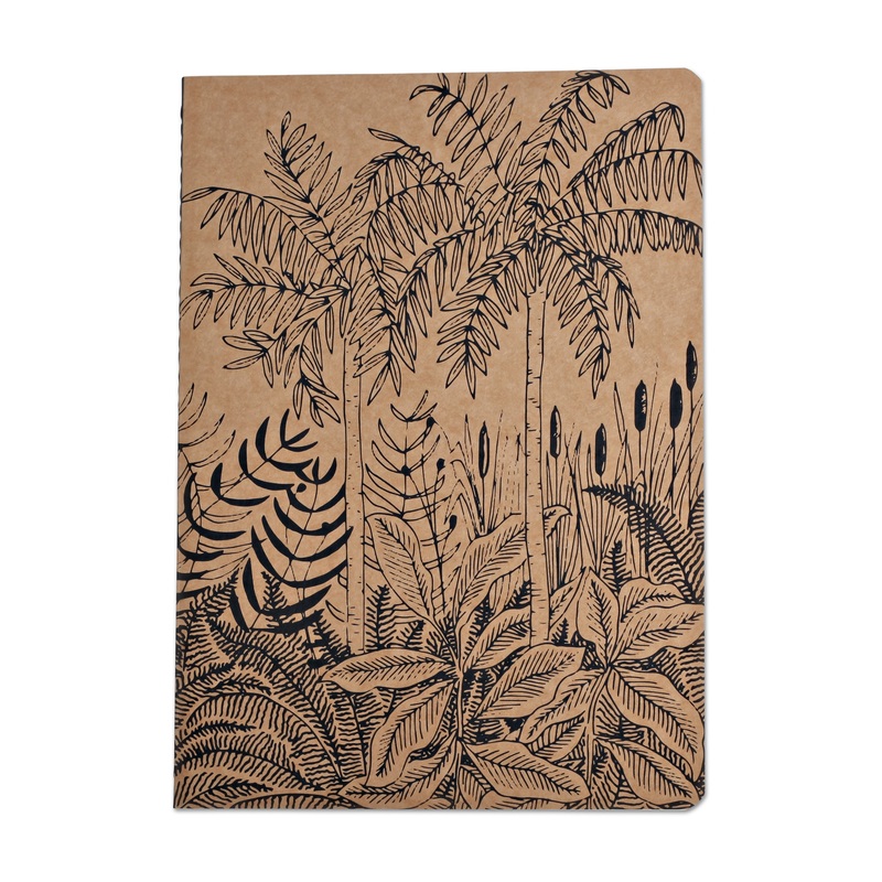Clairefontaine Le Cerisier Blanc Staplebound Notebook A5 Lined in Assorted Designs
