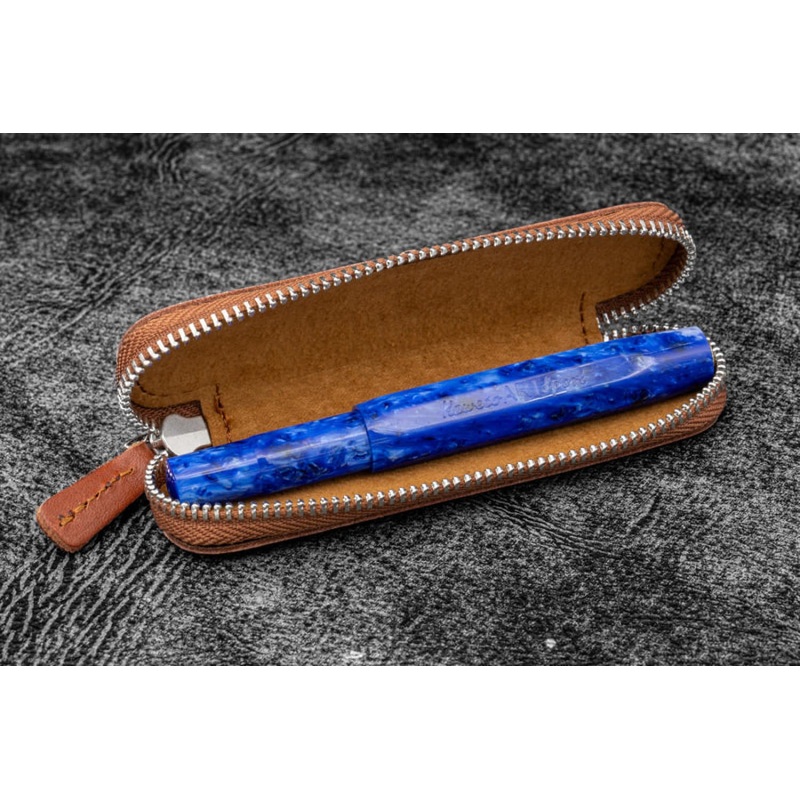 Galen Leather 1 Pen Case for Kaweco - Pocket Pen in Brown