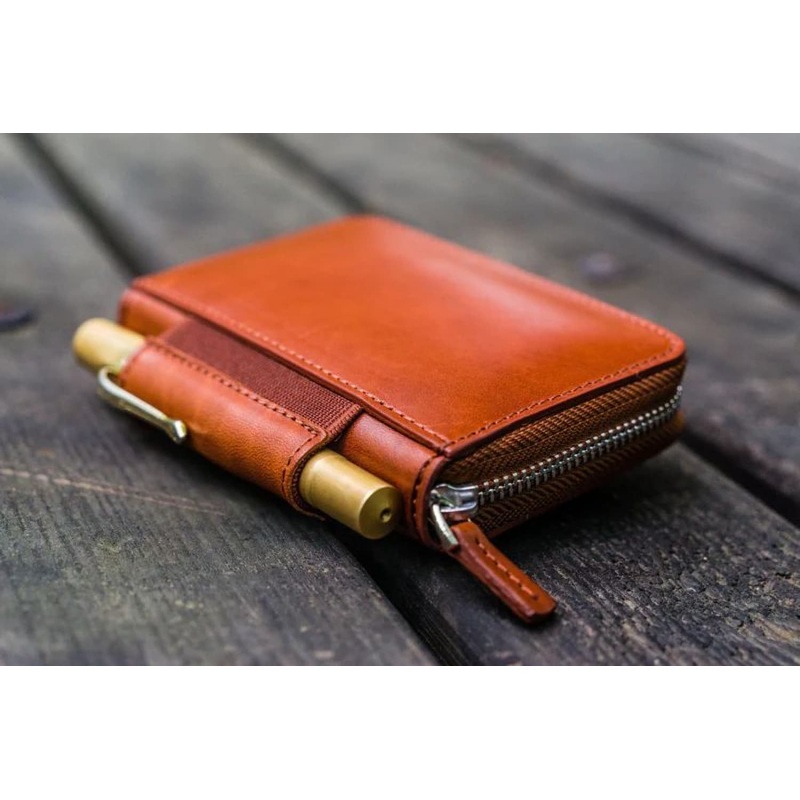 Galen Leather EDC Wallet in Brown