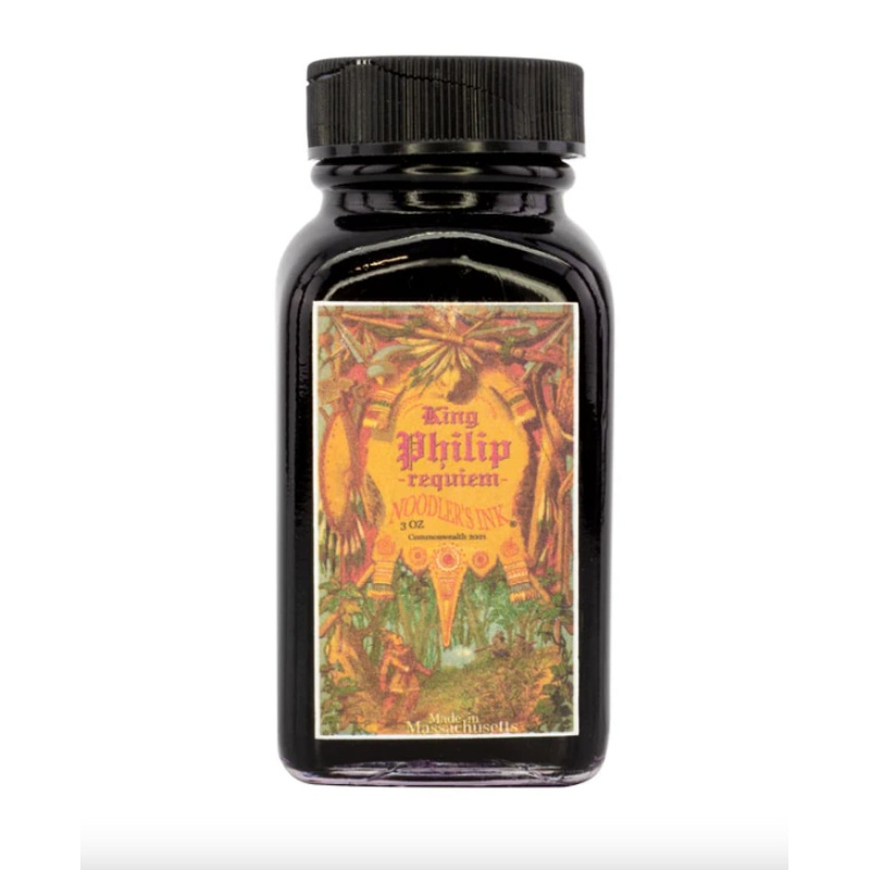 Noodlers Bottled Ink in King Philip Requiem - 3oz