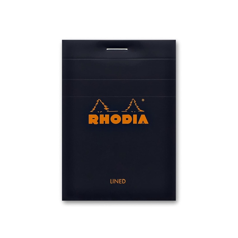 Rhodia No. 11 Staplebound 3 x 4 Notepad in Black