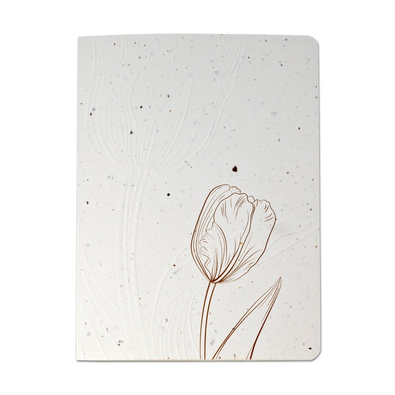 Clairefontaine Tulip Paper Staplebound Dotted Notebook - A5