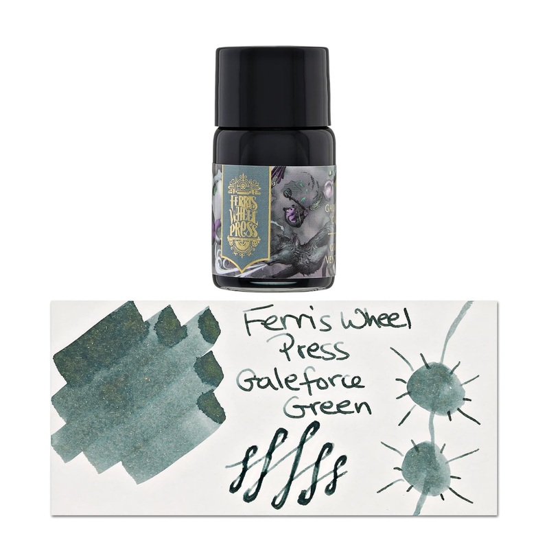 Ferris Wheel Press Bottled Ink Pot in Galeforce Green - 10mL