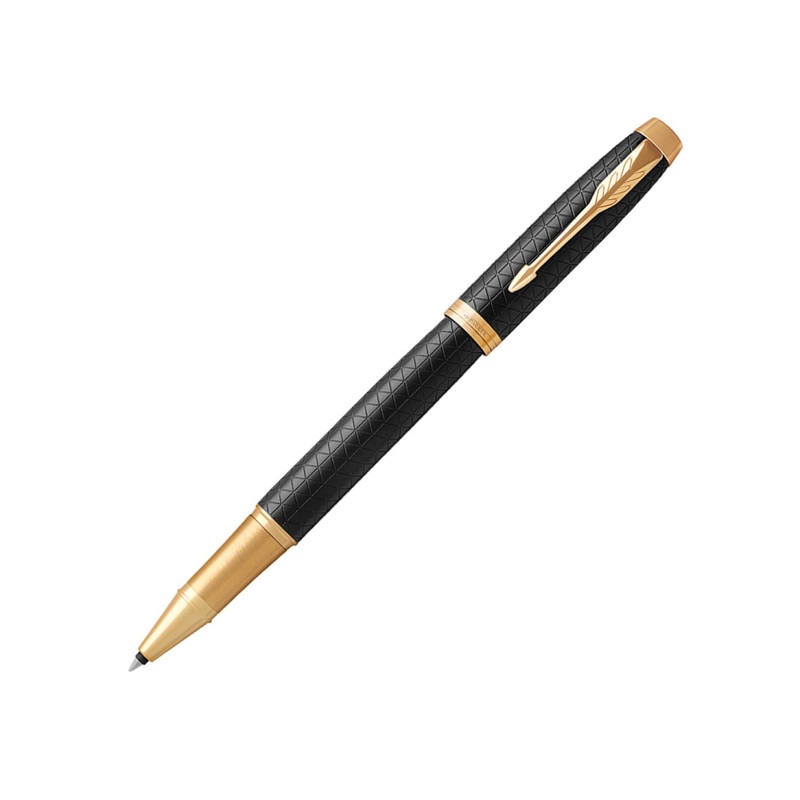 Parker IM Premium Rollerball Pen in Black with Gold Trim