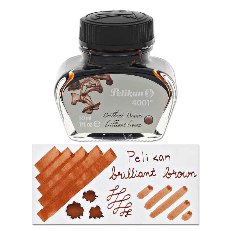 Pelikan 4001 Bottled Ink in Brilliant Brown - 30 mL