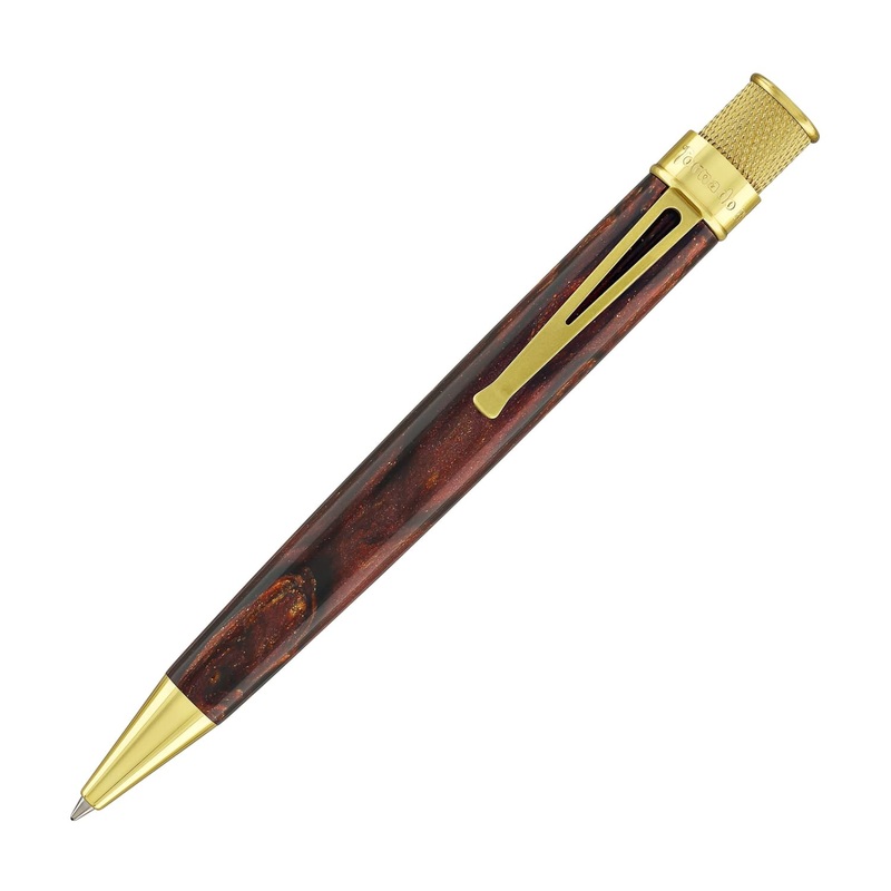 Retro 51 Goldspot Exclusive Tornado Rollerball in 'Tis the Season Diamondcast Resin