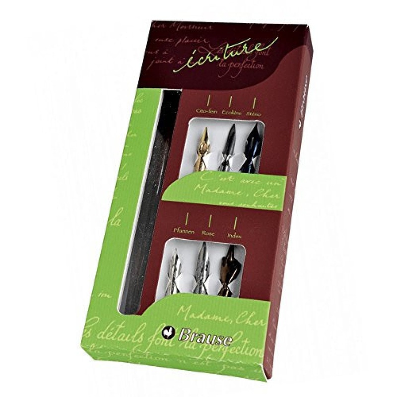 Brause Advanced Calligraphy Set with 6 Nibs and 1 Holder