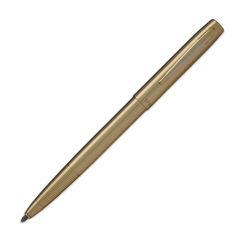 Fisher Space Pen Cap-O-Matic Ballpoint Pen in Lacquered Brass