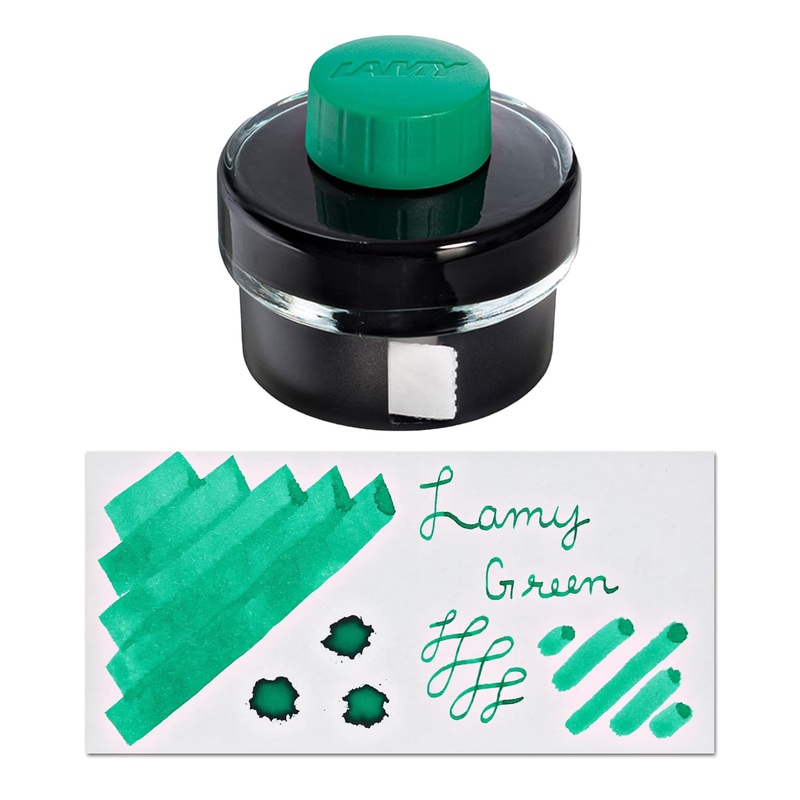 Lamy Bottled Ink in Green with Blotting Paper - 50 mL