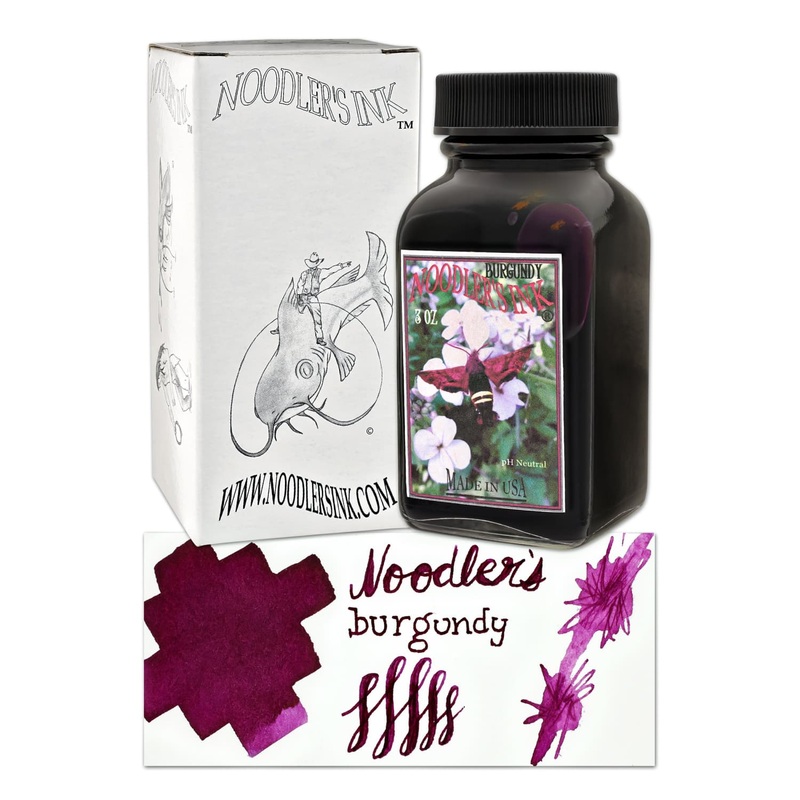 Noodler's Burgundy Fountain Pen Ink - 3oz Bottle Bottle