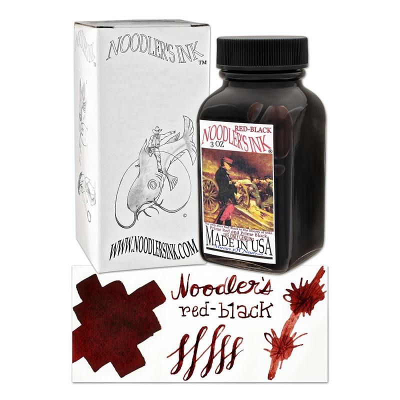 Noodler's Red-Black Fountain Pen Ink - 3oz Bottle