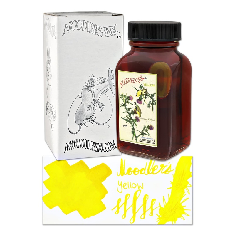 Noodler's Yellow Fountain Pen Ink - 3oz Bottle
