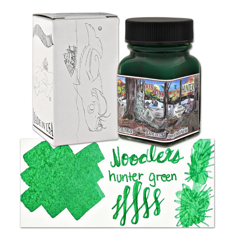 Noodler's Hunter Green Fountain Pen Ink - 1oz