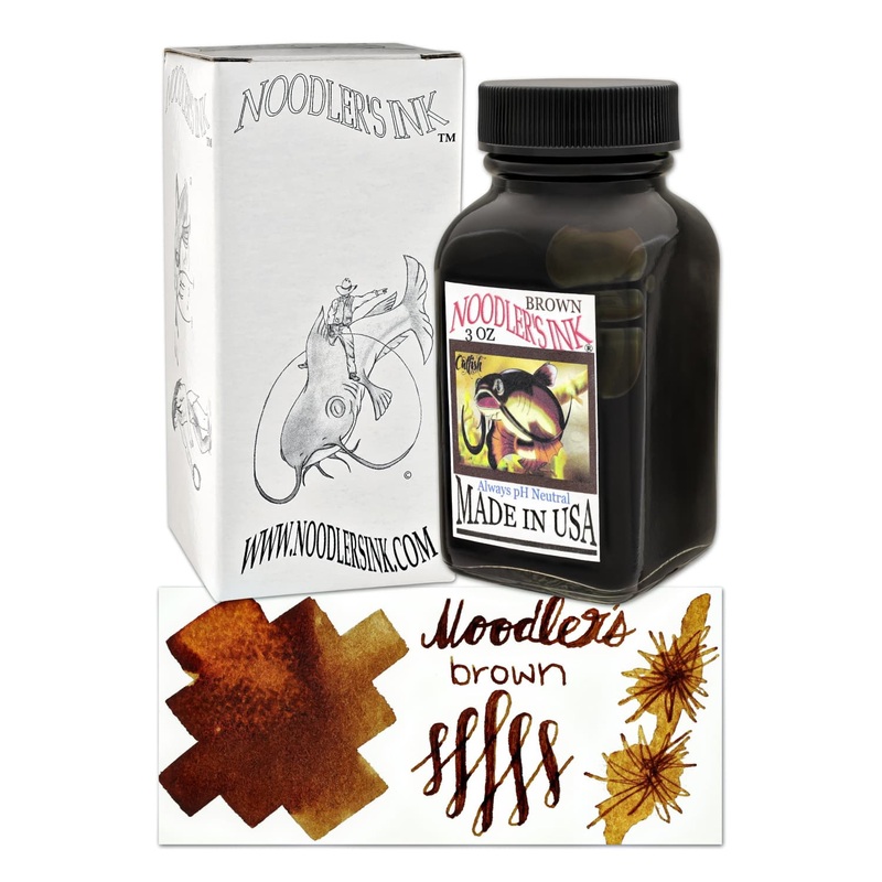 Noodler's Standard Brown Fountain Pen Ink - 3oz Bottle
