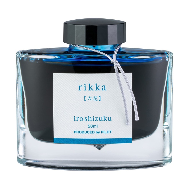 Pilot Iroshizuku Bottled Ink in Rikka (Snow Crystal) - 50 mL