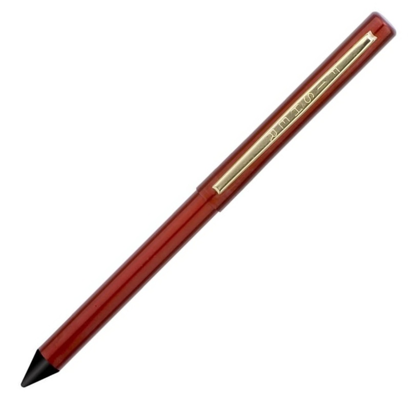 Fisher Space Pen Stowaway Ballpoint Pen with Clip & Stylus in Red Anodized Aluminum