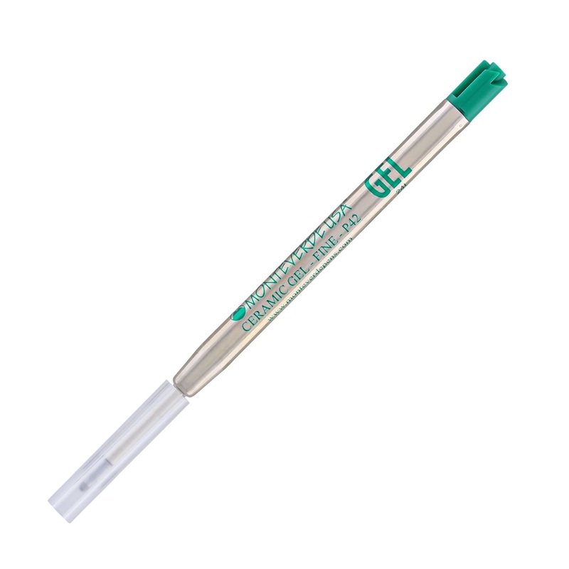 Monteverde Capless Parker Style Gel Pen Refill in Green - Fine Point