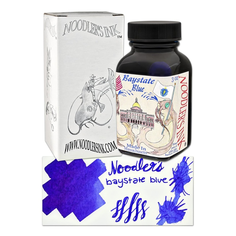 Noodler's Baystate Blue Fountain Pen Ink - 3oz Bottle