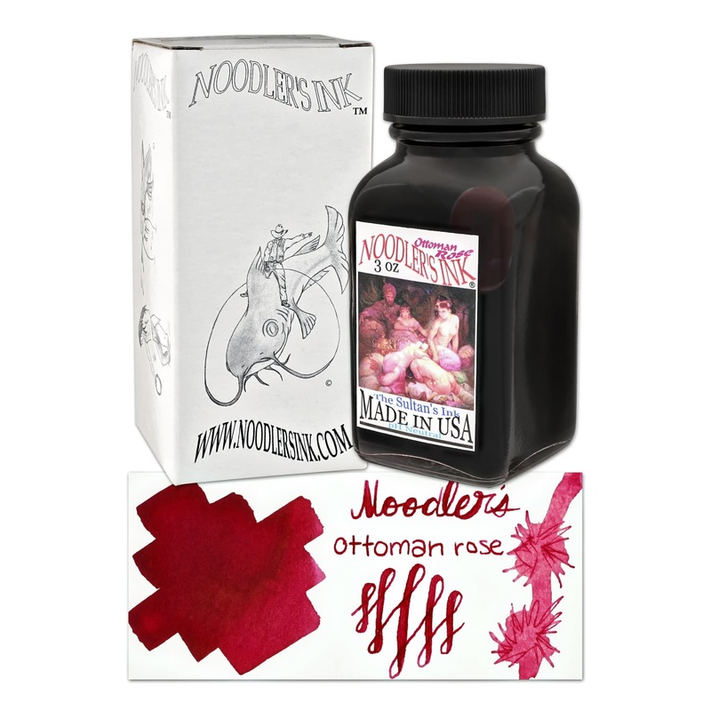 Noodler's Ottoman Rose Fountain Pen Ink - 3oz Bottle