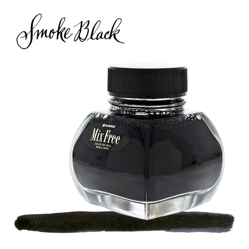 Platinum Mixable Bottled Ink in Smoke Black - 60 mL