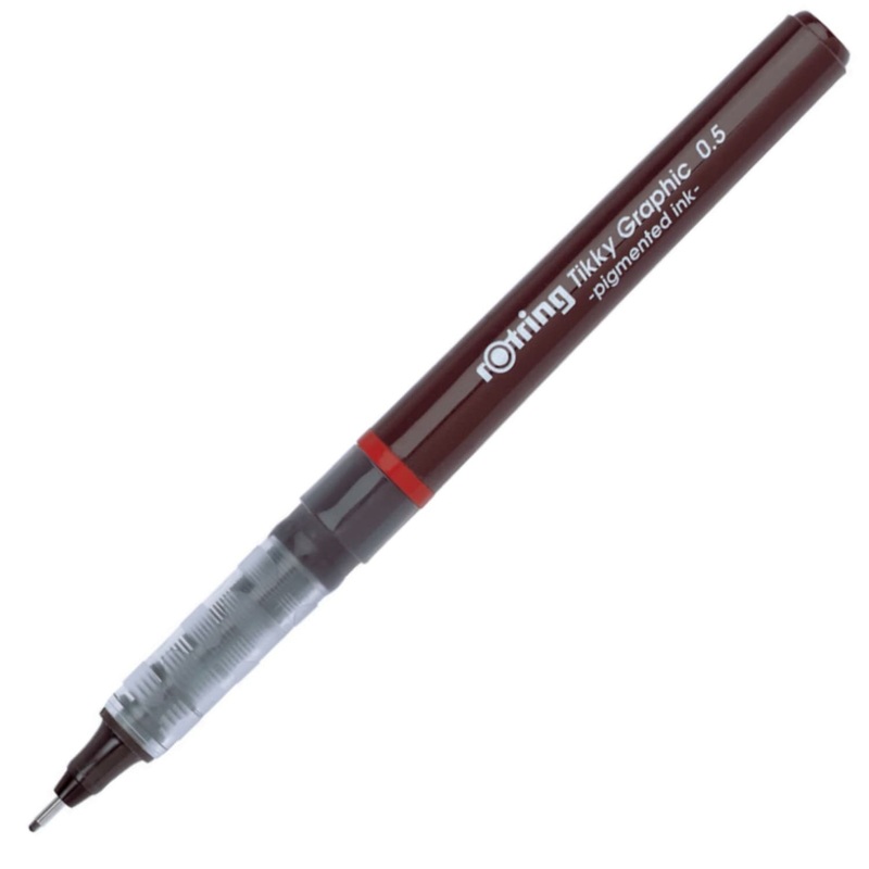 Rotring Tikky Graphic Fineliner Fiber Tip Pen - 0.5mm