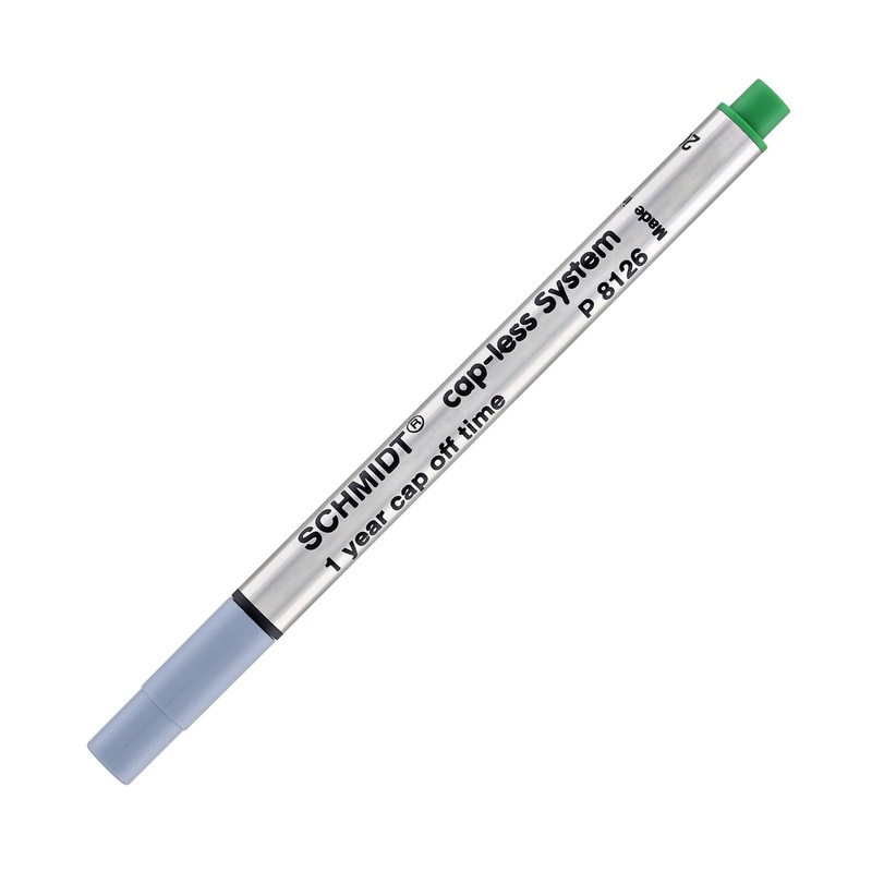 Schmidt Short P8126 Capless Rollerball Refill in Green - Fine Point by Monteverde