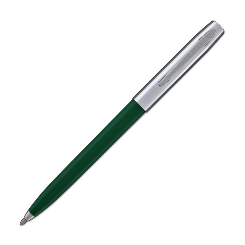 Fisher Space Pen Cap-O-Matic Ballpoint Pen in Green & Chrome