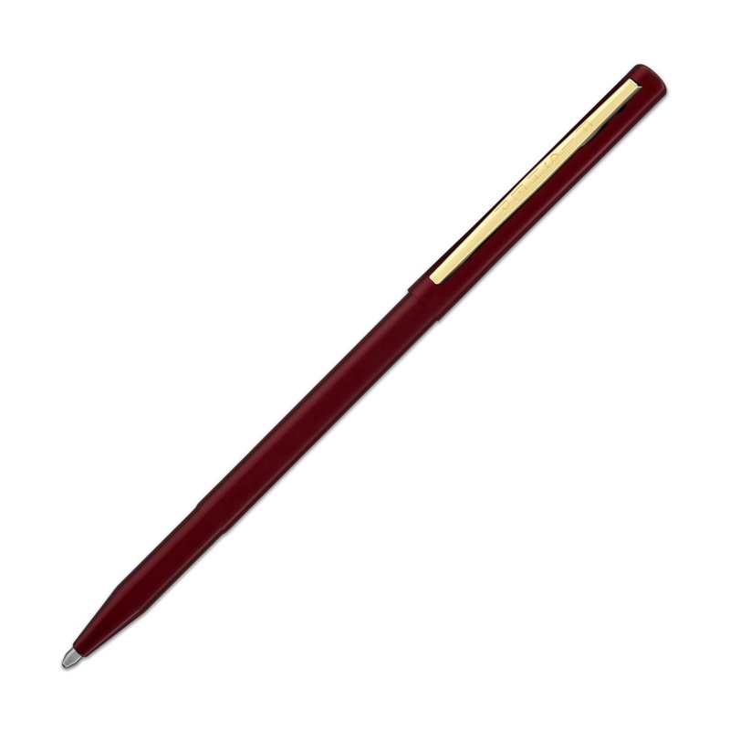 Fisher Space Pen Stowaway Ballpoint Pen with Clip in Red Anodized Aluminum