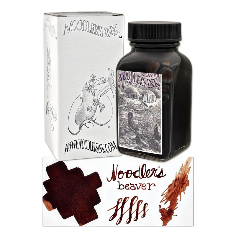 Noodler's Beaver (Brown) Fountain Pen Ink - 3oz Bottle