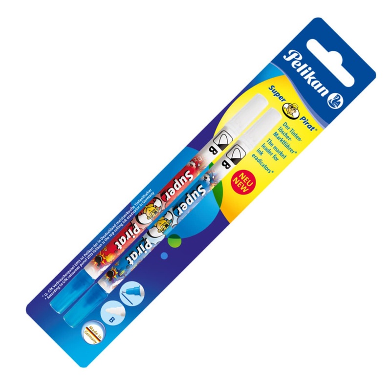 Pelikan Super Pirat Ink Eradicator for Royal Blue - Broad - Pack of 2