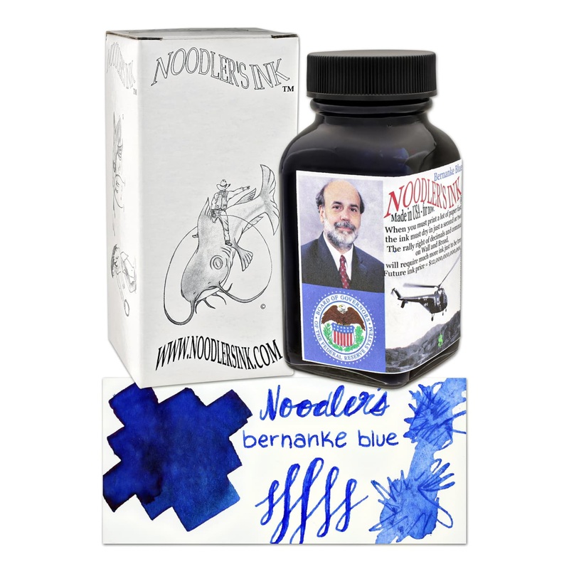 Noodler's Bernanke Blue Fountain Pen Ink - 3oz Bottle