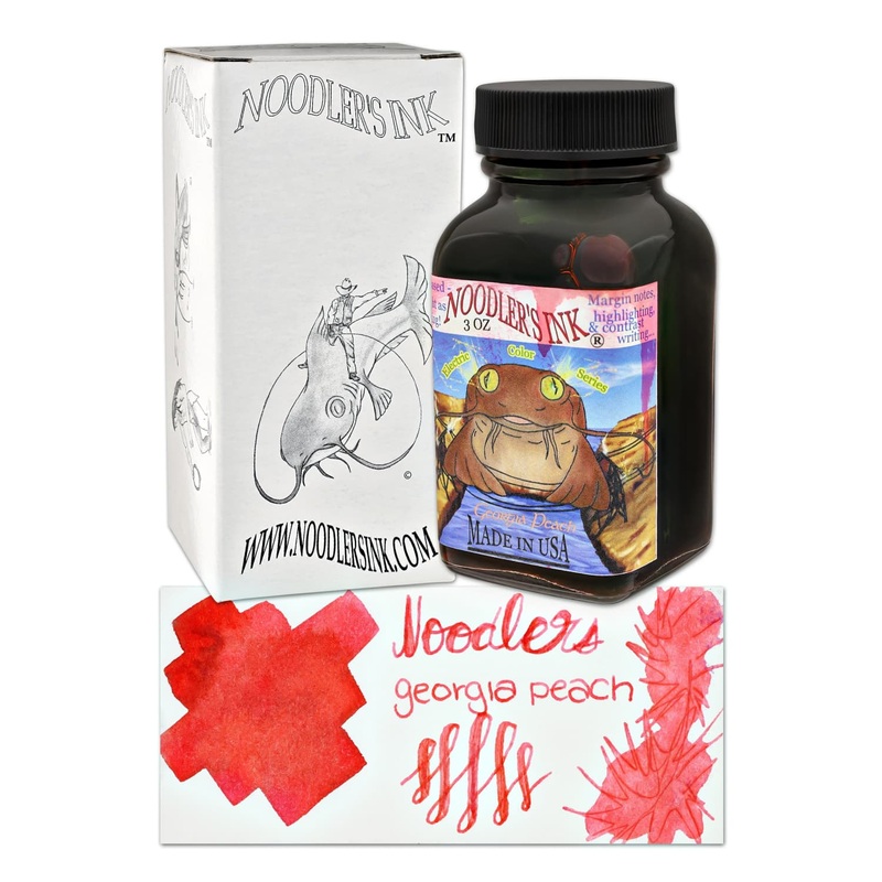 Noodler's Georgia Peach Fountain Pen Ink - 3oz Bottle Bottle