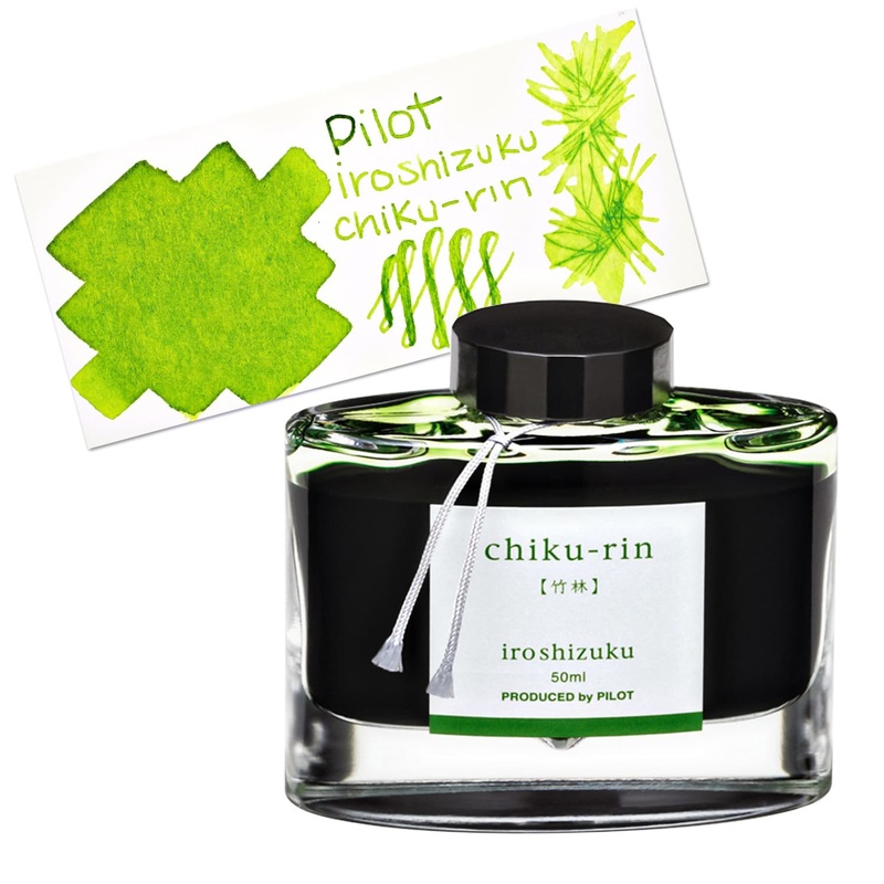 Pilot Iroshizuku Bottled Ink in Chiku-Rin Ink (Bamboo Forest) - 50 mL