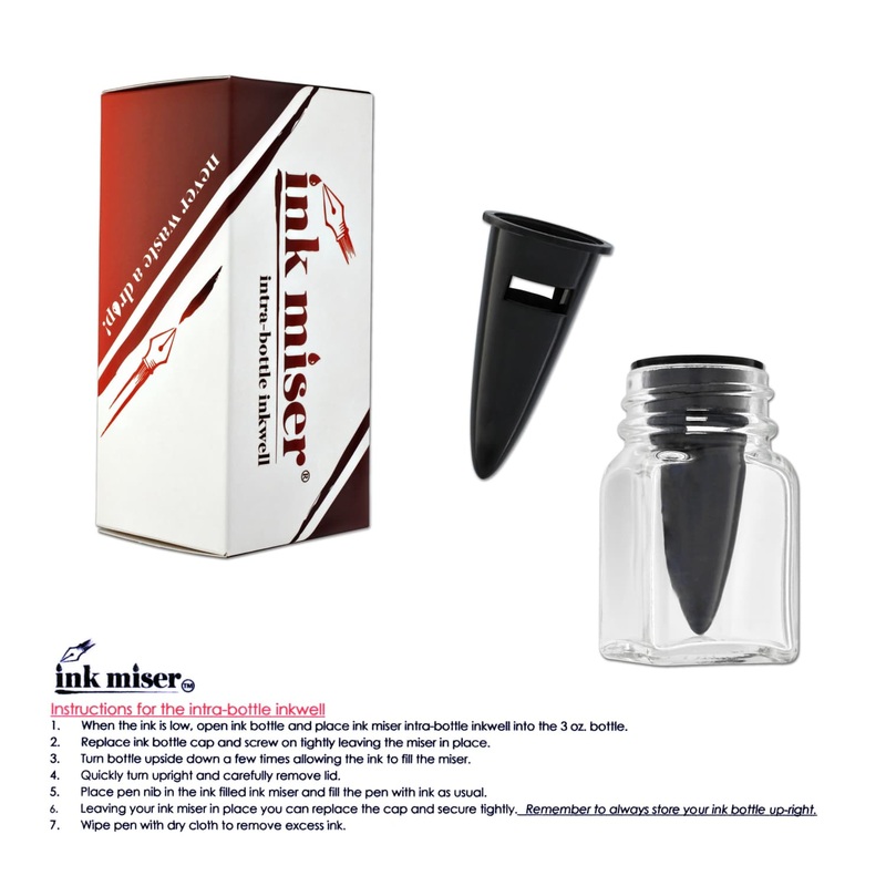 Ink Miser Intra Bottle Inkwell in Black