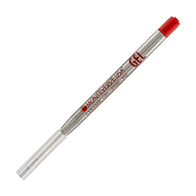Monteverde Capless Parker Style Gel Pen Refill in Red - Fine Point