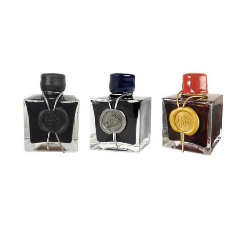 J. Herbin 1670 Anniversary Bottle Ink Set - Bottled Fountain Pen Ink - Set of 3
