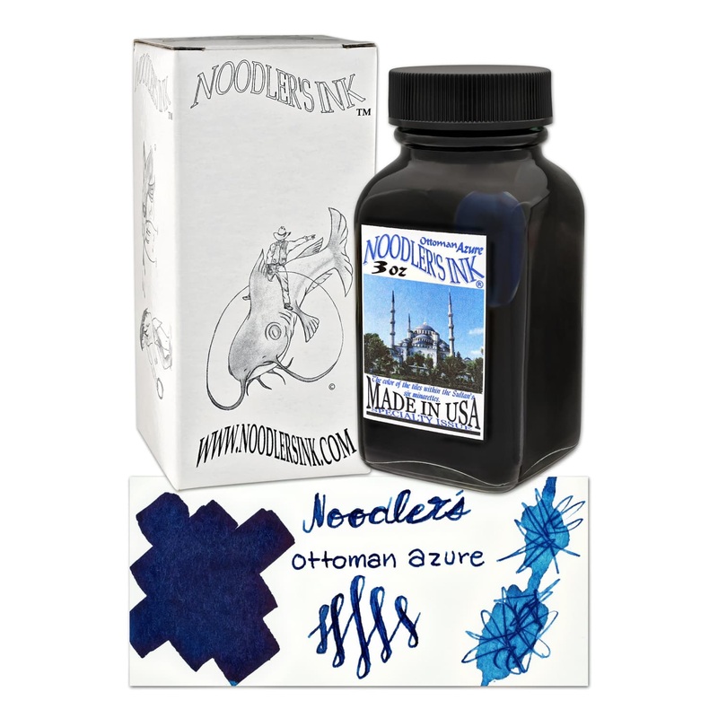 Noodler's Azure Fountain Pen Ink - 3oz Bottle