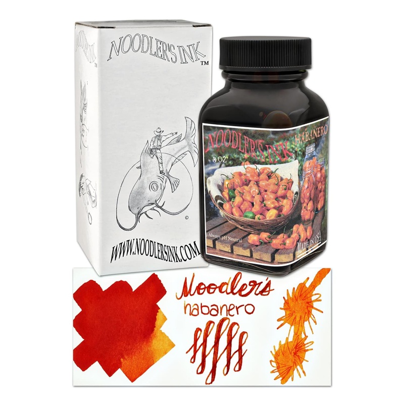 Noodler's Habanero Fountain Pen Ink - 3oz Bottle