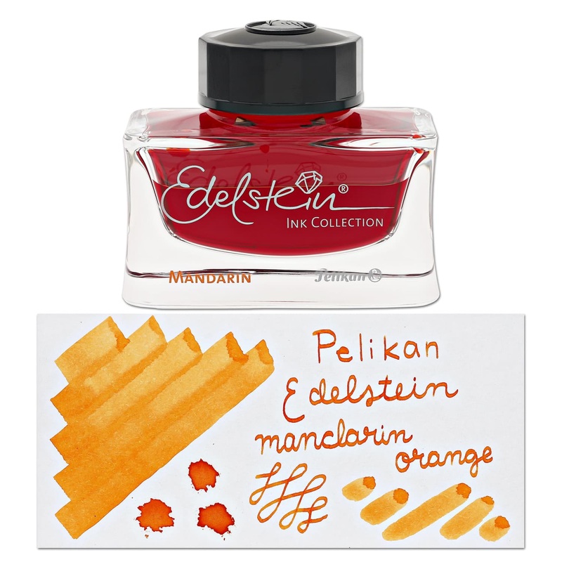 Pelikan Edelstein Bottled Ink in Mandarin Orange - 50 mL