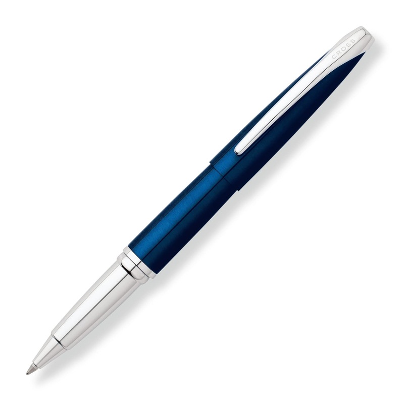 Cross ATX Selectip Rollerball Pen in Translucent Blue Lacquer