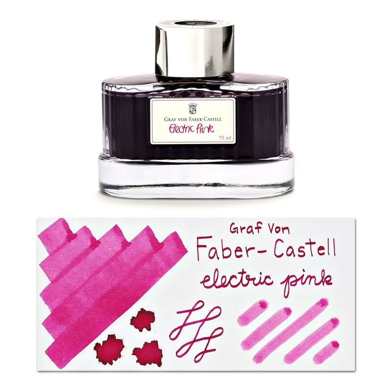 Graf von Faber-Castell Bottled Ink in Electric Pink - 75 mL