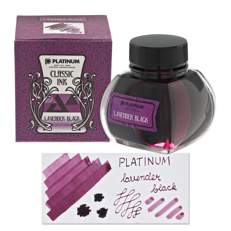 Platinum Classic Bottled Ink in Lavender Black - 60 mL