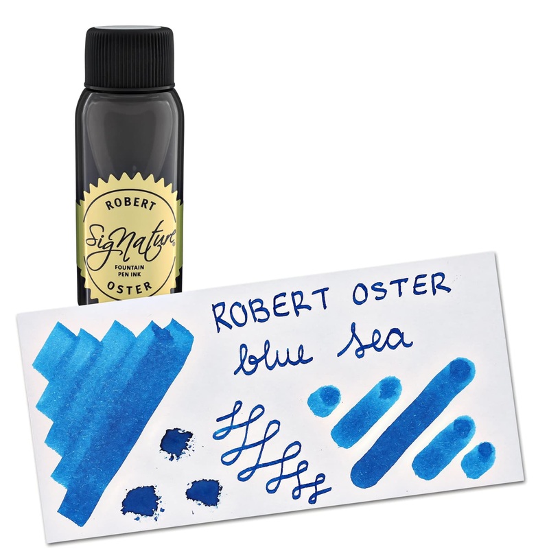Robert Oster Bottled Ink in Blue Sea - 50 mL