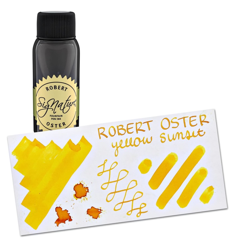 Robert Oster Bottled Ink in Yellow Sunset - 50 mL