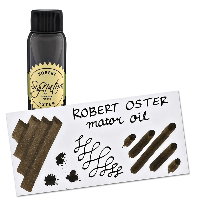 Robert Oster Bottled Ink in Motor Oil - 50 mL