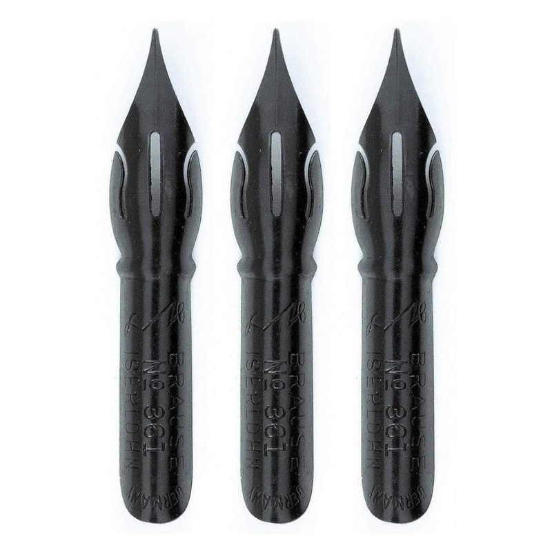 Brause Steno Nib 361 in Blue Pumpkin - Pack of 3