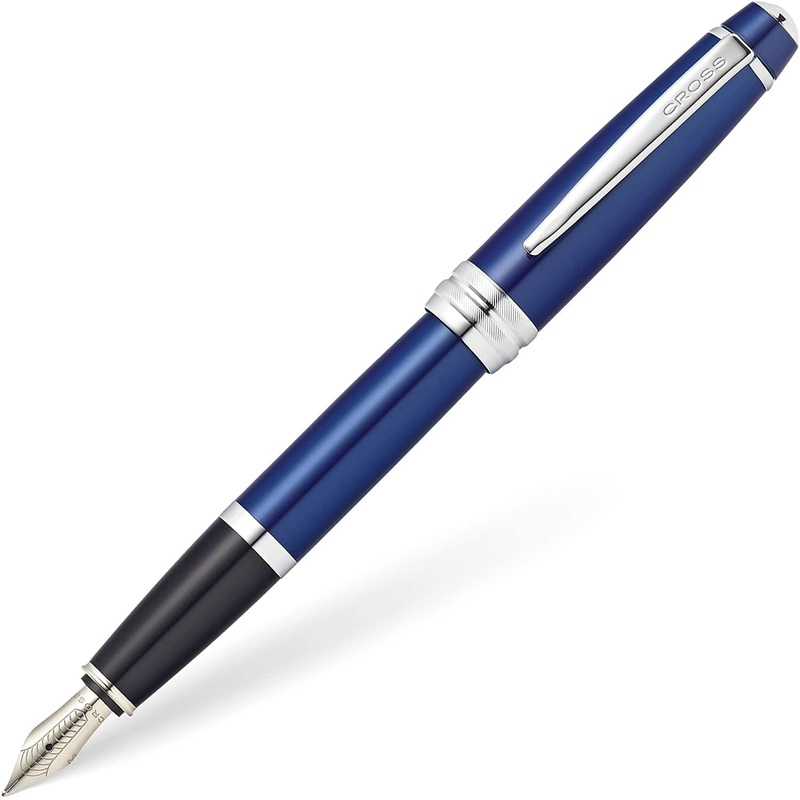 Cross Bailey Fountain Pen in Blue Lacquer - Medium