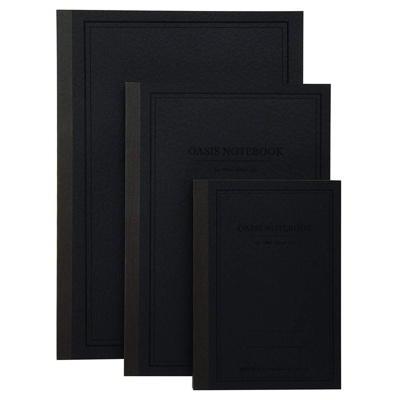 Itoya Profolio Oasis Lined Notebook in Charcoal - A6