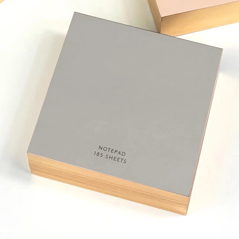 W co. Notepad with Gold Edging -Large Square (8.75 x 8.75")